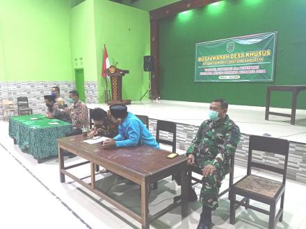 MUSYAWARAH DESA KHUSUS TAHUN 2020 SEBAGAI AWAL PERUBAHAN APBDES 2020